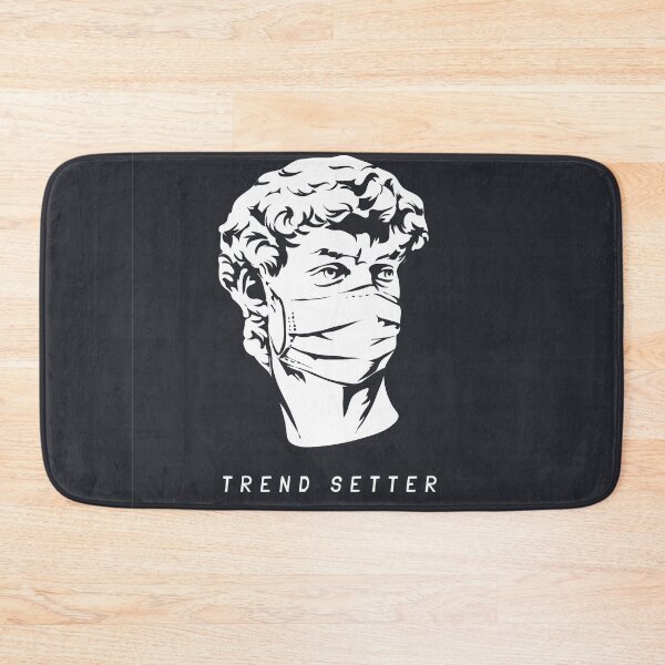 Item preview, Trendsetter Slogan with Antique Statue Wearing Face Mask designed and sold by Peekonet.