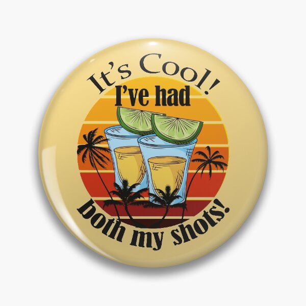 Item preview, It's Cool! I've had both my shots! Summer vibes- Funny get vaccinated shirt- VERSION 2 designed and sold by EvaWolf.