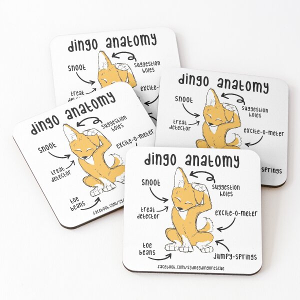 Item preview, Dingo Anatomy  designed and sold by Sydney Fox and Dingo  Rescue.