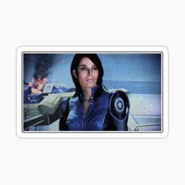 Artikel-Vorschau von Mass Effect: Ashley Williams Digitale Metallmalerei, designt und verkauft von Visual Resolutions.