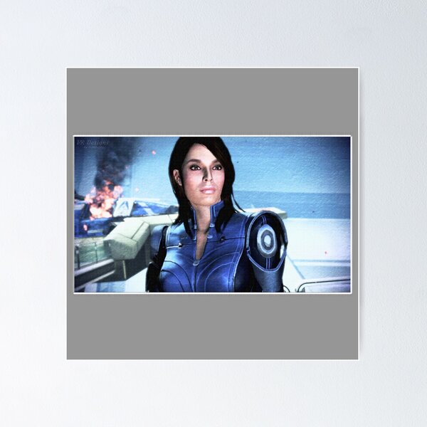 Artikel-Vorschau von Mass Effect: Digitale Wandmalerei von Ashley Williams, designt und verkauft von Visual Resolutions.