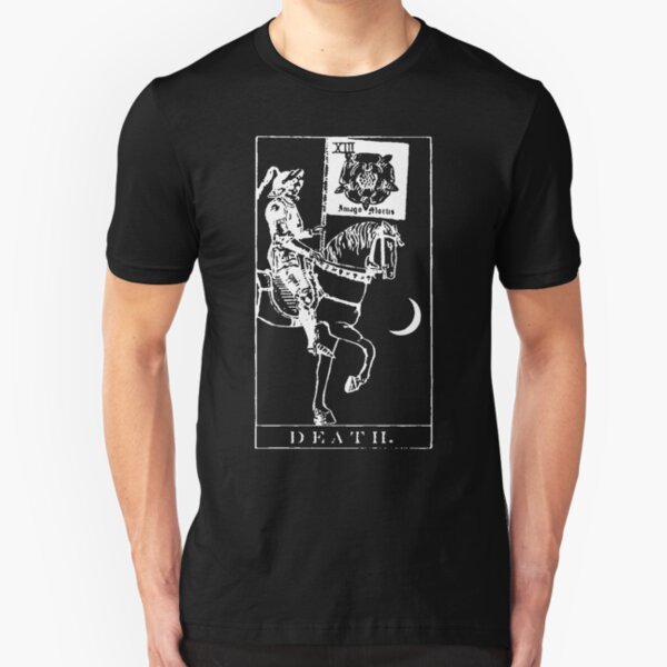 Death Tarot XIII Slim Fit T-Shirt