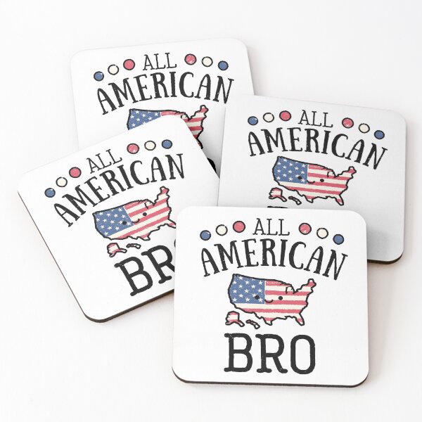 Item preview, All American Bro Funny Kawaii Cute Stars & Stripes America designed and sold by modernfamgear.