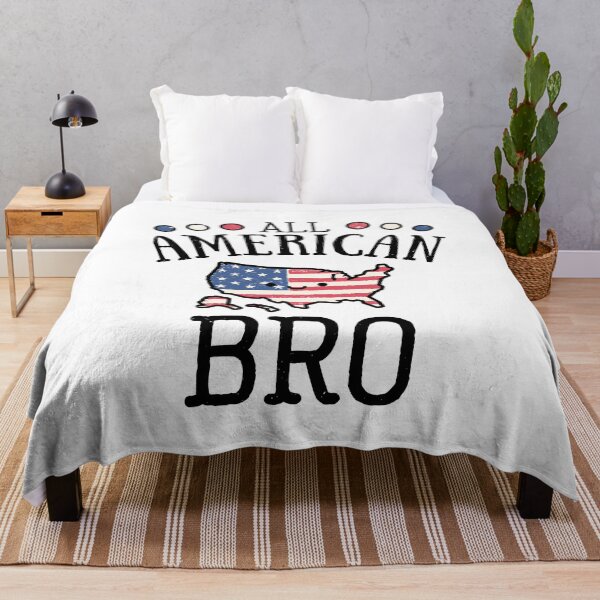 Item preview, All American Bro Funny Kawaii Cute Stars & Stripes America designed and sold by modernfamgear.
