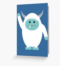 Li'l Yeti Greeting Card