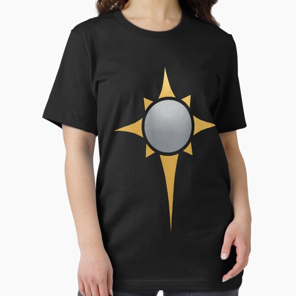 Vista previa del artículo con la obra «Sello del Alba Argenta», diseñado y vendido por NevermoreShirts.