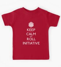 Keep Calm and Roll Initiative Kids Tee