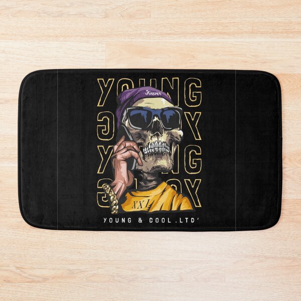 Artikelvorschau, Typografie-Slogan mit Schädel-Sonnenbrille-Smartphone-Illustration entworfen und verkauft von Peekonet.