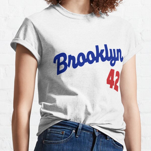 Brooklyn Dodgers 42 T-ShirtBrooklyn 42 T-Shirt graphic t shirts summer  clothes black t shirt plain white t shirts men