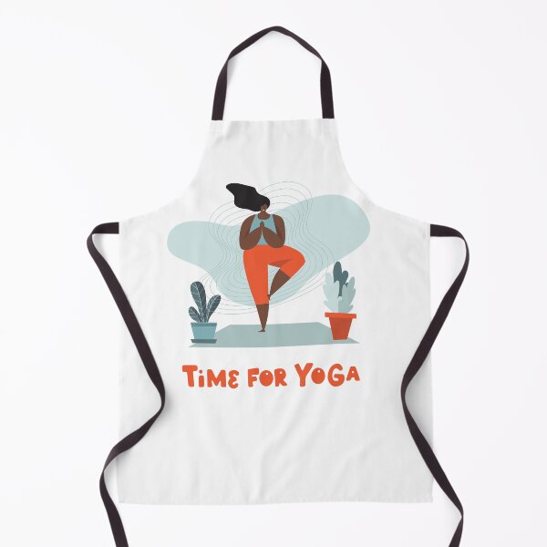 Item preview, Time for yoga. Pretty dark-skinned girl doing asana designed and sold by lenoleum.