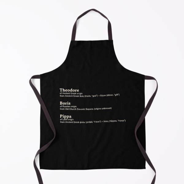 Item preview, The Goldfinch Theodore, Boris, Pippa names etymology designed and sold by YourNameStory.