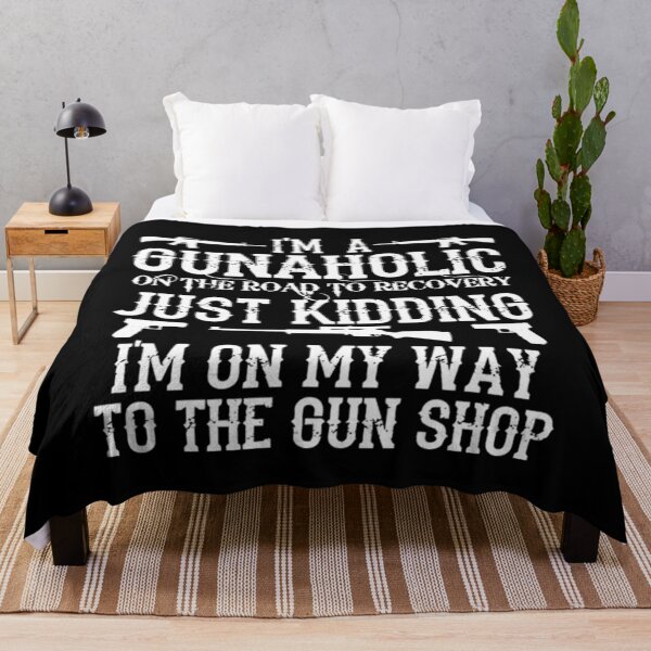 Item preview, Gun Lovers T-ShirtI'm A Gunaholic, Just Kidding, I'm On My Way To The Gun Shop designed and sold by SycaPilico.