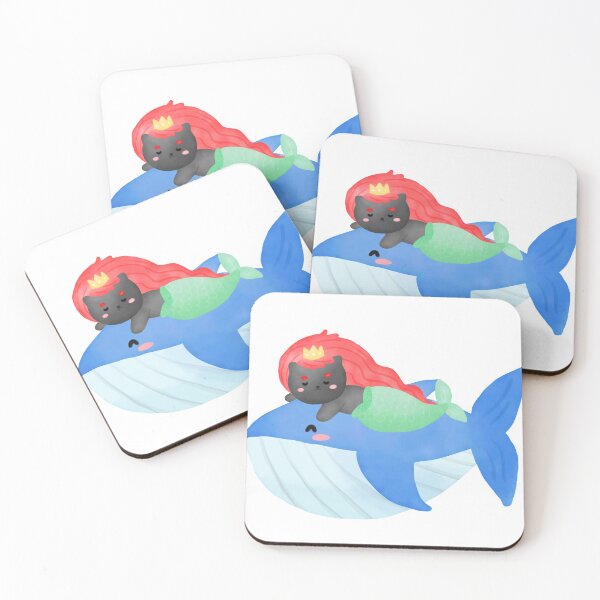 Item preview, Save ocean with Cat mermaid designed and sold by salty arts design.