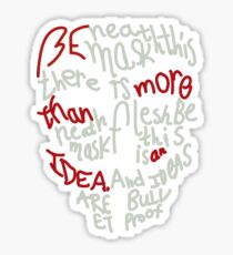 Ideas Are Bulletproof Sticker