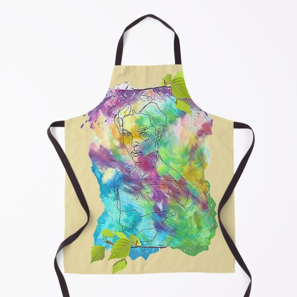 Item preview, Graphic Psychedelic Linear Abstract Face of a man, Trippy Psychedelic Arte Abstracto designed and sold by Adri Barnard.