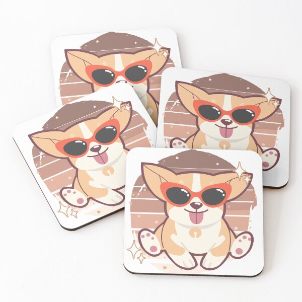 Item preview, Cute dog wearing sunglasses designed and sold by sunnyxvibesss.