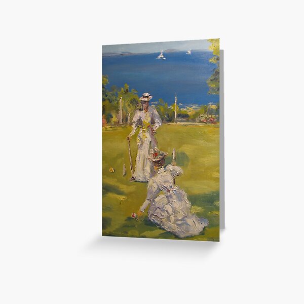 Croquet Party Greeting Card