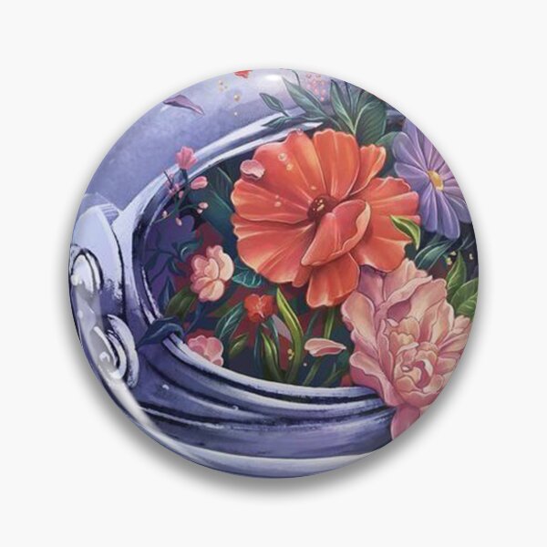 Artikelvorschau, Weltraum-Astronaut und Blumen digitale Kunst Retro entworfen und verkauft von Rakuten Mallor.