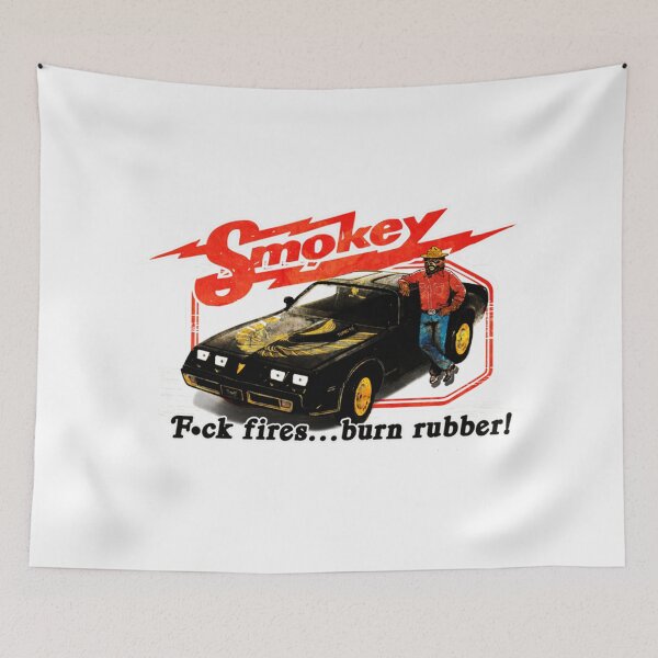 Item preview, Burn rubber Smokey and the bandit car movie art designed and sold by CynthiaRafael.