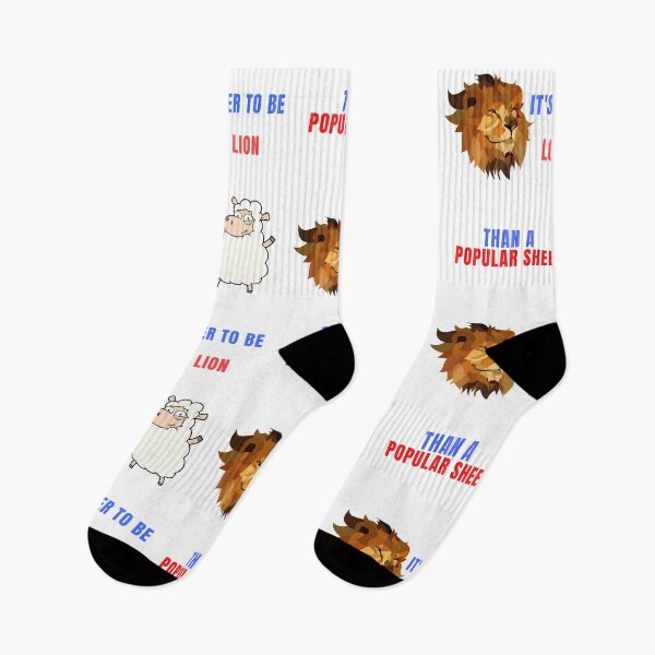 Item preview, It's better to be a lonely lion than a popular sheep designed and sold by Tropium-Designs.