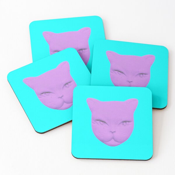 Item preview, Terra Catta Cat Lady ~ Lavender/Aqua designed and sold by CatsMeowDesigns.