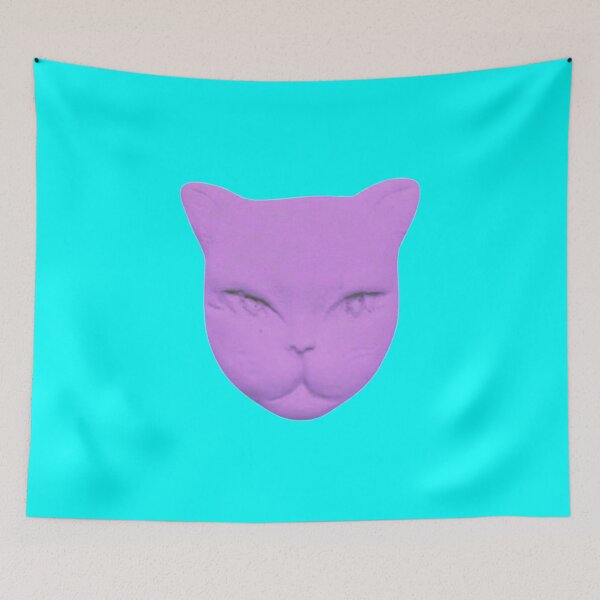 Item preview, Terra Catta Cat Lady ~ Lavender/Aqua designed and sold by CatsMeowDesigns.