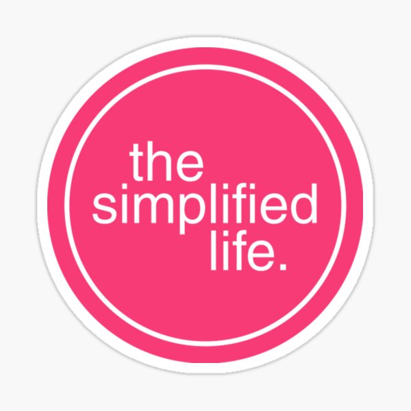 Declutter T-ShirtThe Simplified Life Sticker