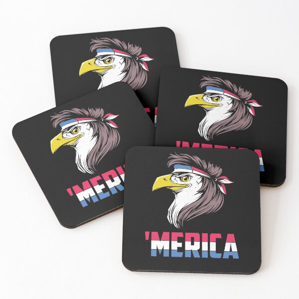 Artikelvorschau, Merica Mullet Eagle Amerikanische Flagge Patriotisch entworfen und verkauft von Hema Thilakaratne.