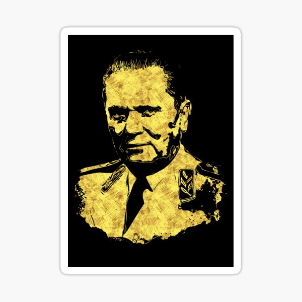 "Josip Broz TITO the President of Yugoslavia SFRJ Abstract Gold Style ...