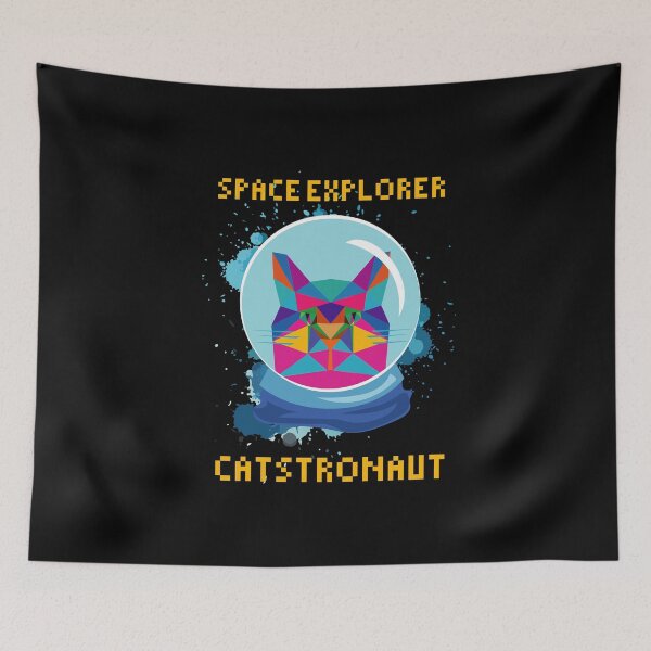 Item preview, Cat astronaut designed and sold by ElBeDesigns.