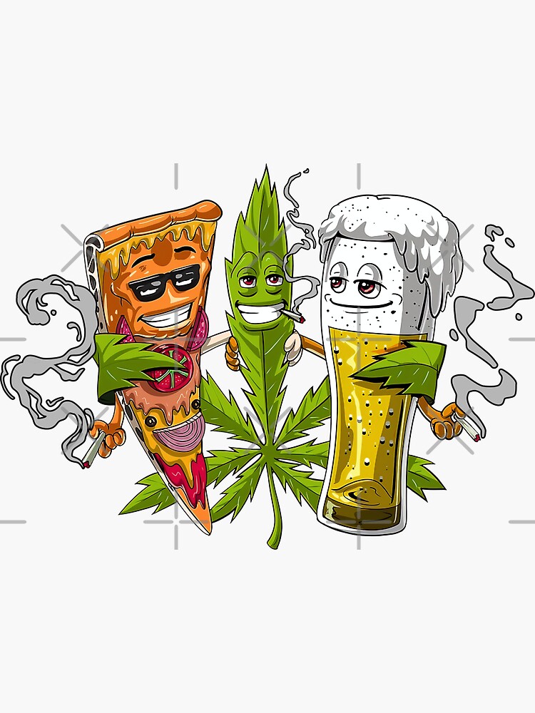 quot Weed Stoner Shirt Beer Pizza Shirt Cannabis Shirt Marijuana