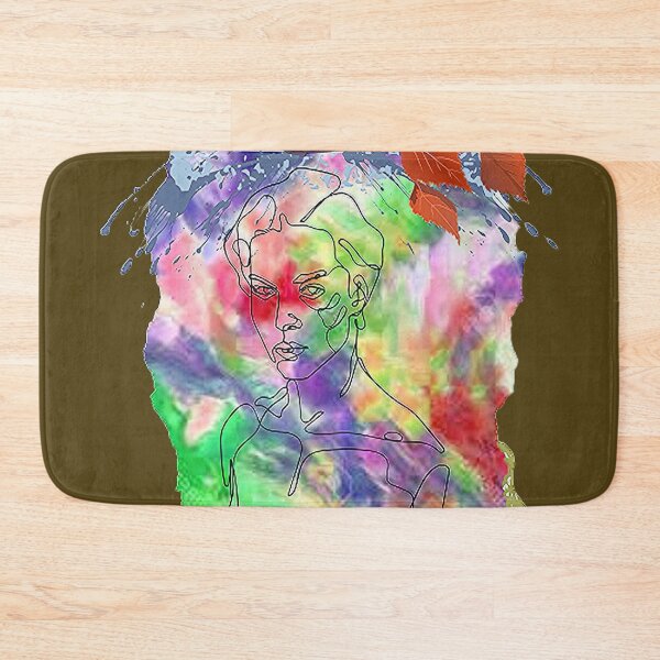 Item preview,  Graphic Psychedelic Linear Abstract Face of a man, nr 4,Trippy Psychedelic Arte Abstracto designed and sold by Adri Barnard.