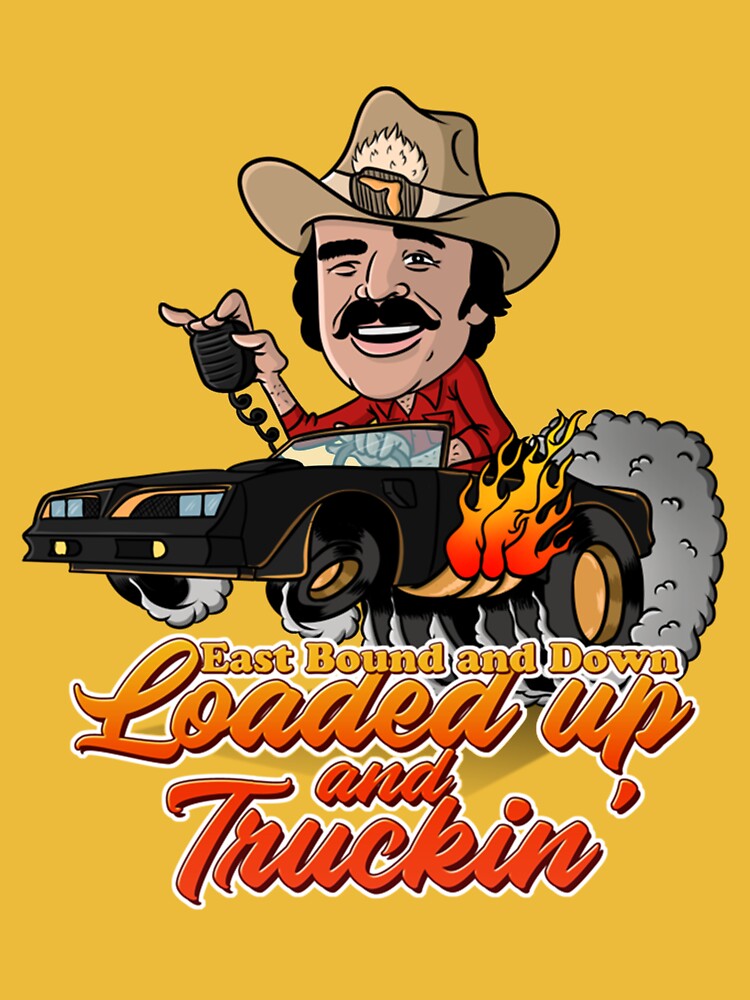Loaded up Smokey and the bandit car movie art TShirt sold by Ghani