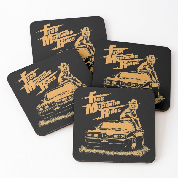 Item preview, Free mustache Smokey and the bandit car movie art designed and sold by CynthiaRafael.