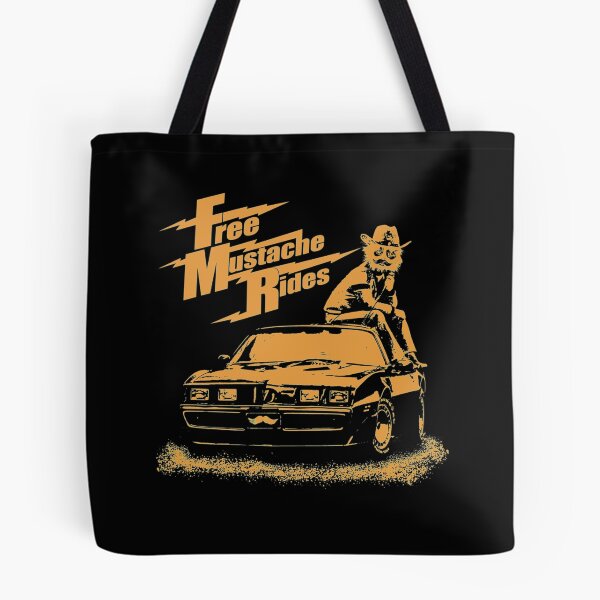 Item preview, Free mustache Smokey and the bandit car movie art designed and sold by CynthiaRafael.