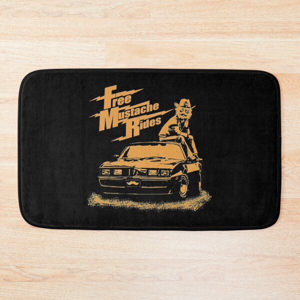 Item preview, Free mustache Smokey and the bandit car movie art designed and sold by CynthiaRafael.