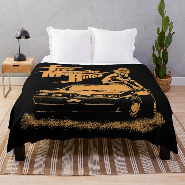 Item preview, Free mustache Smokey and the bandit car movie art designed and sold by CynthiaRafael.