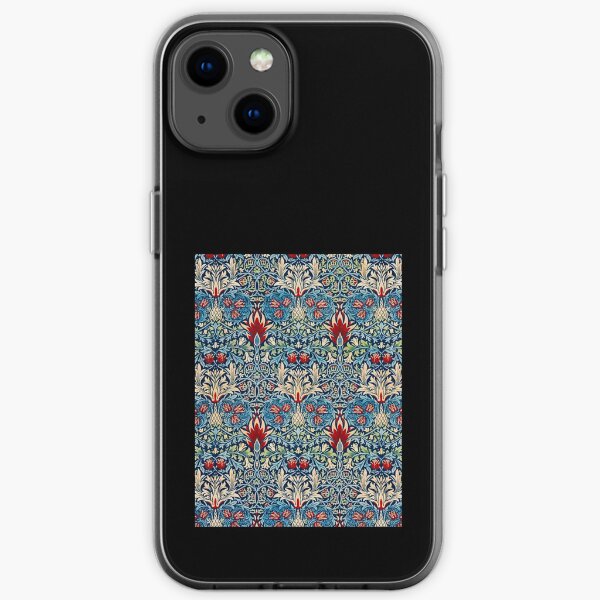 Snakeshead pattern by William Morris iPhone Soft Case