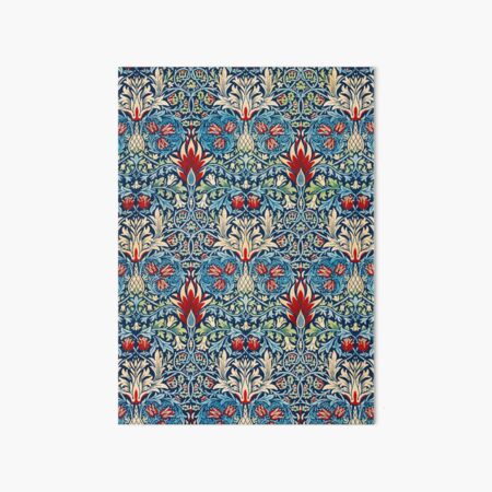 Snakeshead pattern by William Morris Art Board Print