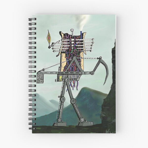 Item preview, Cycloptic Bipedal Excavator Art by Simon Williams designed and sold by WibbleDesign.