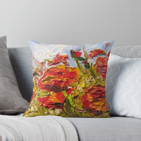 Item preview, Poppies and Asters designed and sold by Susan Elizabeth Jones Art.