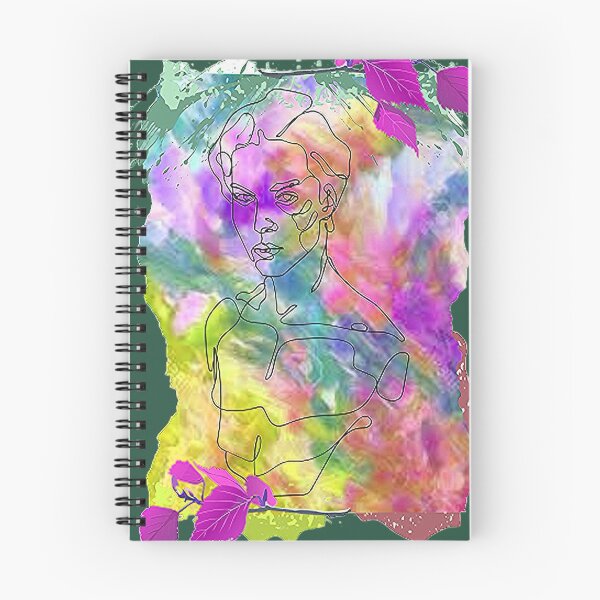 Item preview, Graphic Psychedelic Linear Abstract Face of a man, nr 5,Trippy Psychedelic Arte Abstracto designed and sold by Adri Barnard.