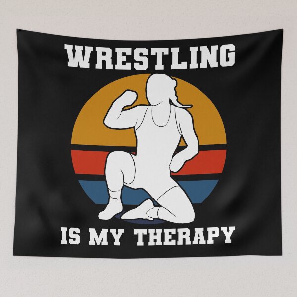 Item preview, Wrestling Is My Therapy  designed and sold by ojdart.