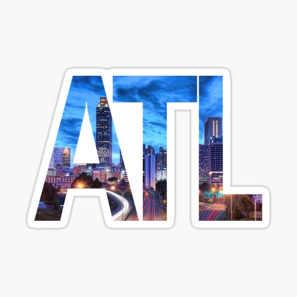 Atlanta Night Sticker