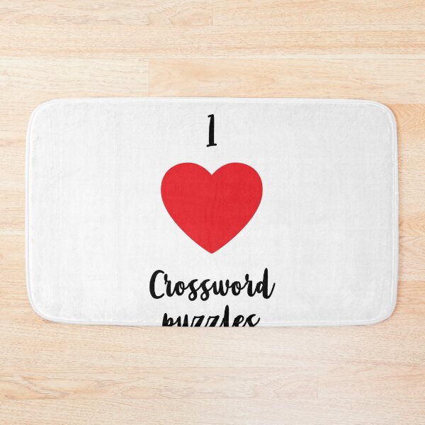 Item preview, Heart Design | I Love Crossword Puzzles designed and sold by Randy Cavill.
