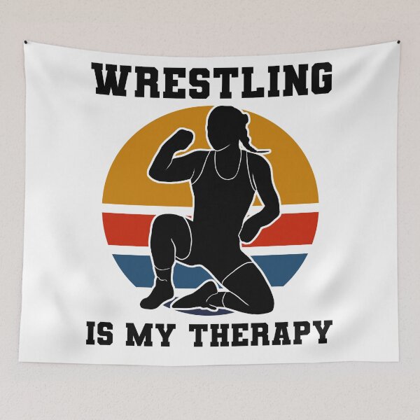Item preview, Wrestling Is My Therapy  designed and sold by ojdart.