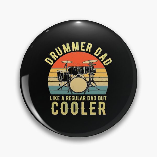 Item preview, Drummer Dad Like A Regular Vintage Drummer Dad Fathers Day  designed and sold by juliegould1974.