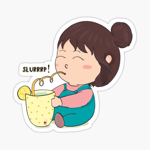 Lemonade Ahiru Sticker