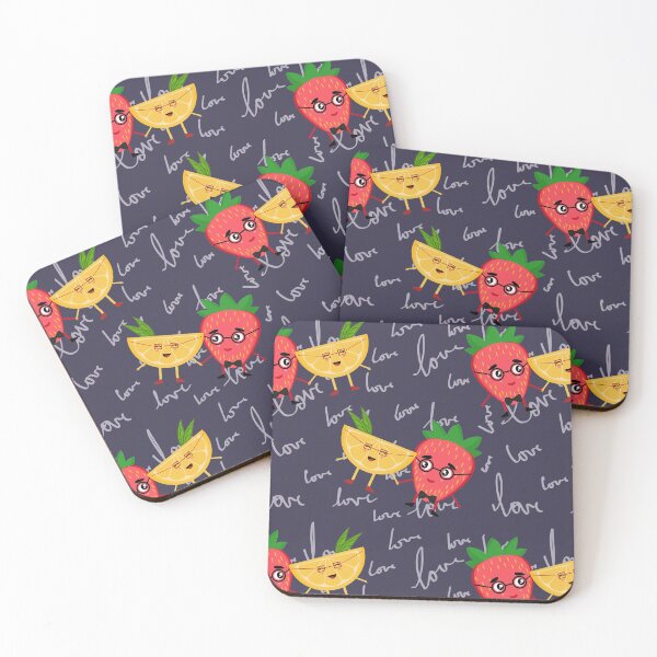 Item preview, Mr Strawberry and Mrs lemon designed and sold by YourSpace8.