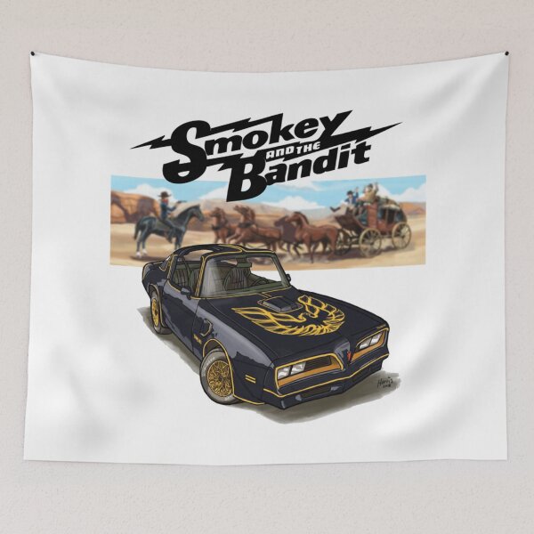 Item preview, Horse Smokey and the bandit car movie art designed and sold by CynthiaRafael.